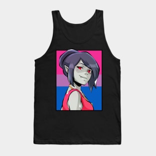 Marceline the Vampire Queen Adventure Time Bisexual Flag Tank Top